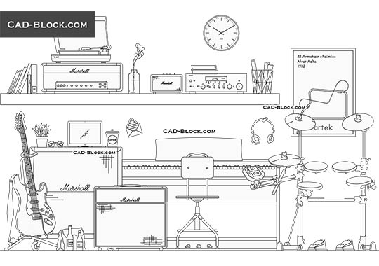 DWG Drawing of Work & Hobby